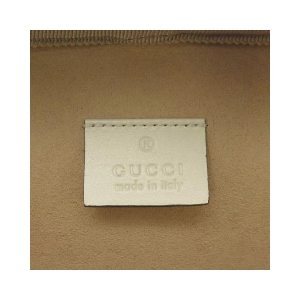 Pre Loved Gucci GG Marmont Mini Backpack 477643 Women White - Picture 6 of 8